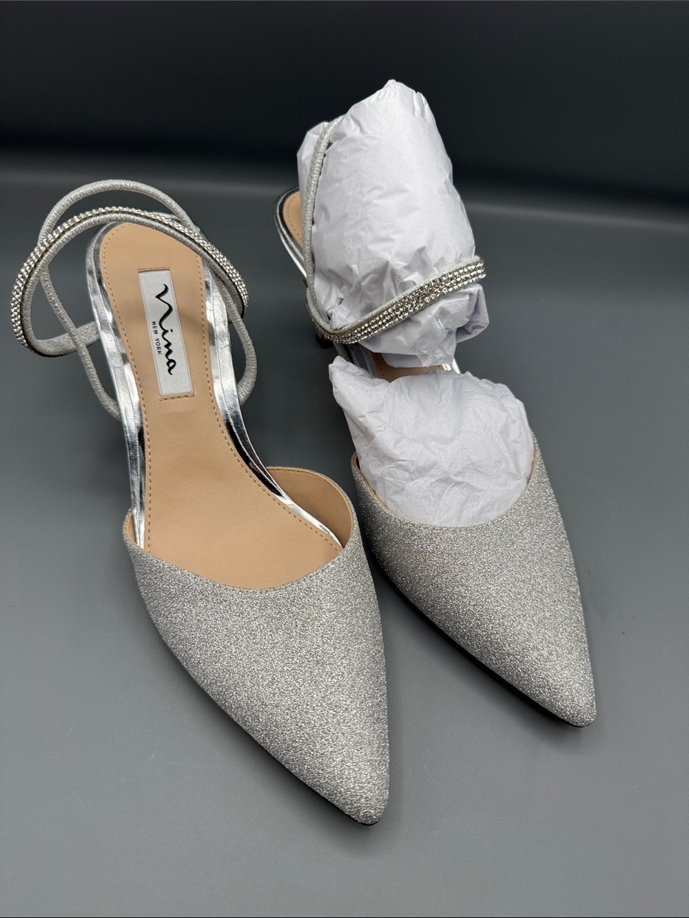 Nina Billie Slingback Pointed Toe Pumps
